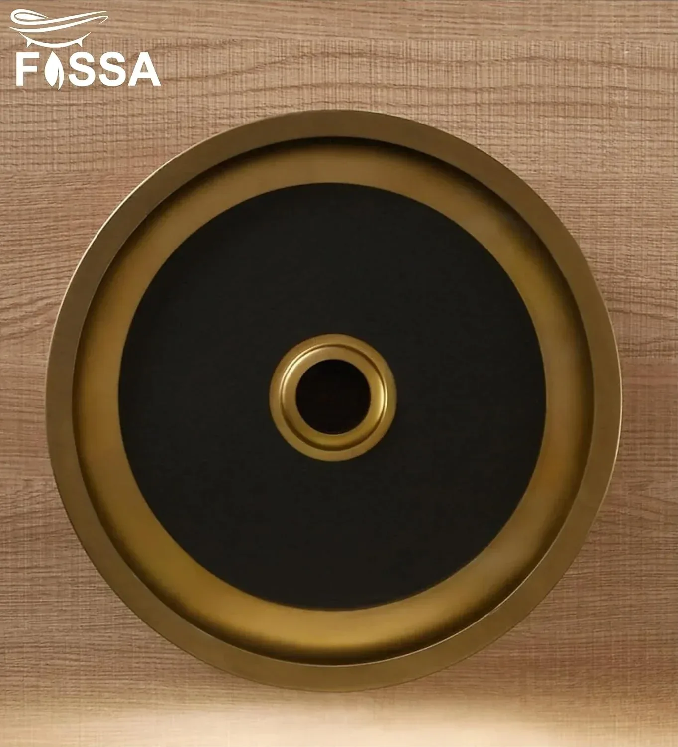 Wash Basin 304 15x15x4 Inch Gold Stainless Steel Table Top For Bathroom - Image 5