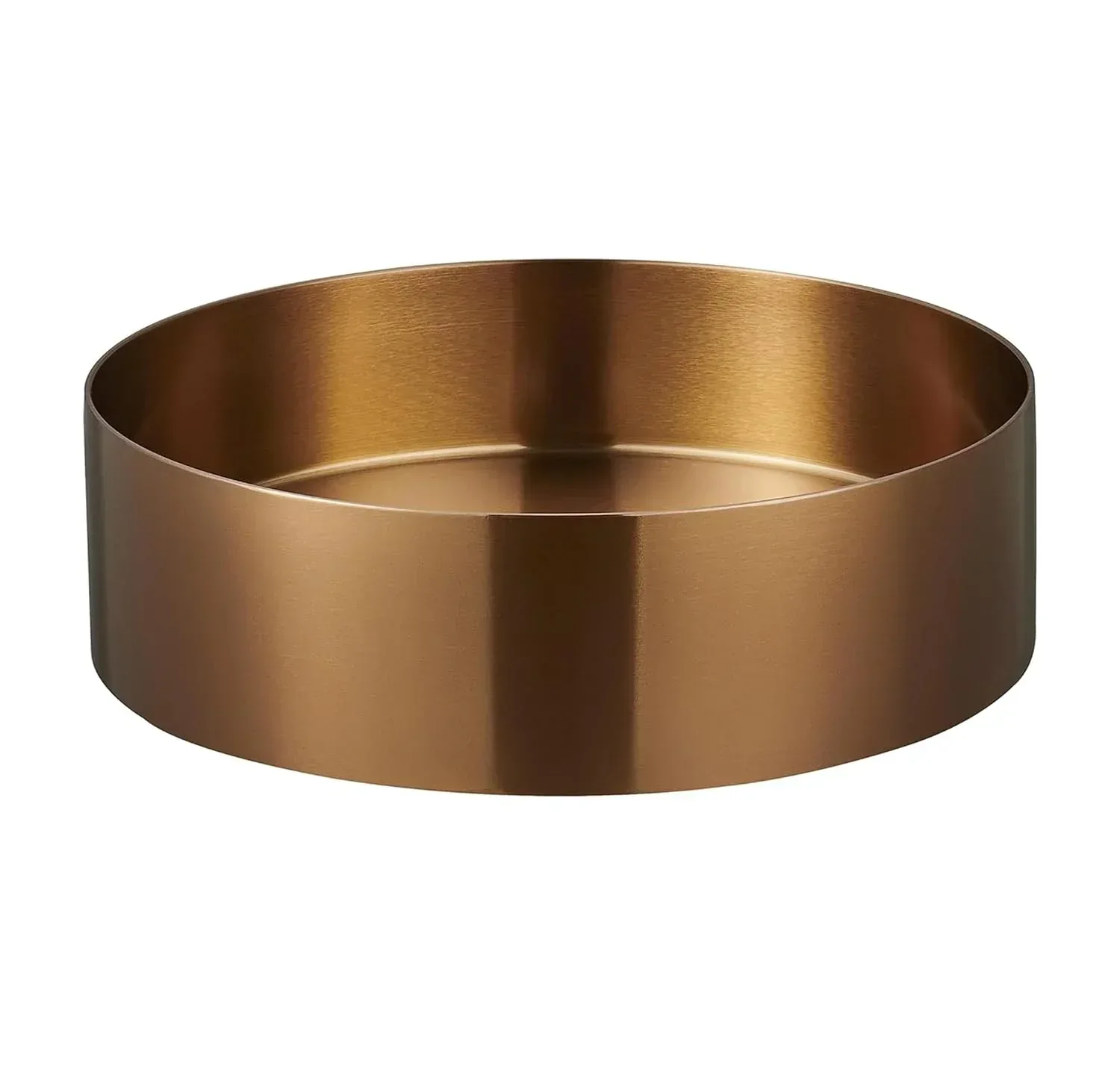 Wash Basin 304 15x15x4 Inch Rose Gold Stainless Steel Table Top For Bathroom - Image 2