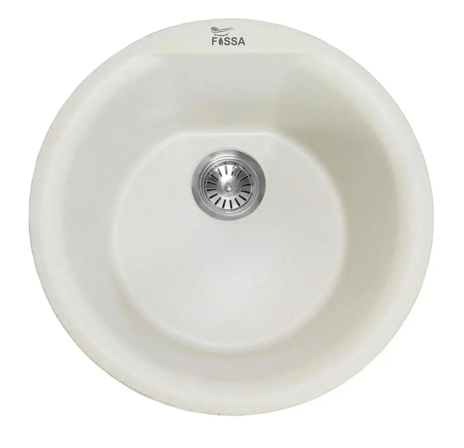 Quartz Kitchen Sink Single Bowl White (18x18x8 Inches) – 10-Year Warranty