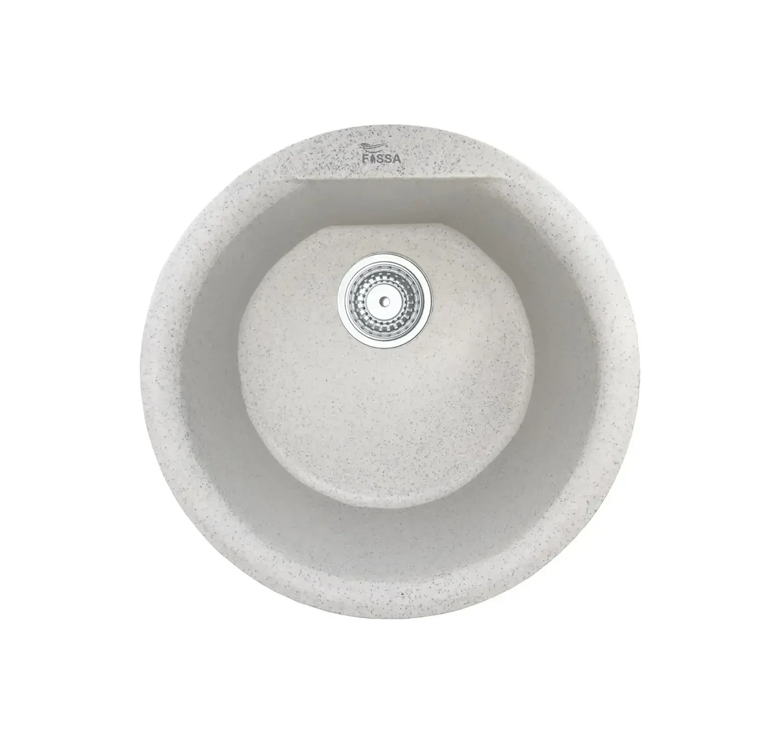 Quartz Kitchen Sink Single Bowl Grey Stone (18x18x08 Inches) – 10-Year Warranty