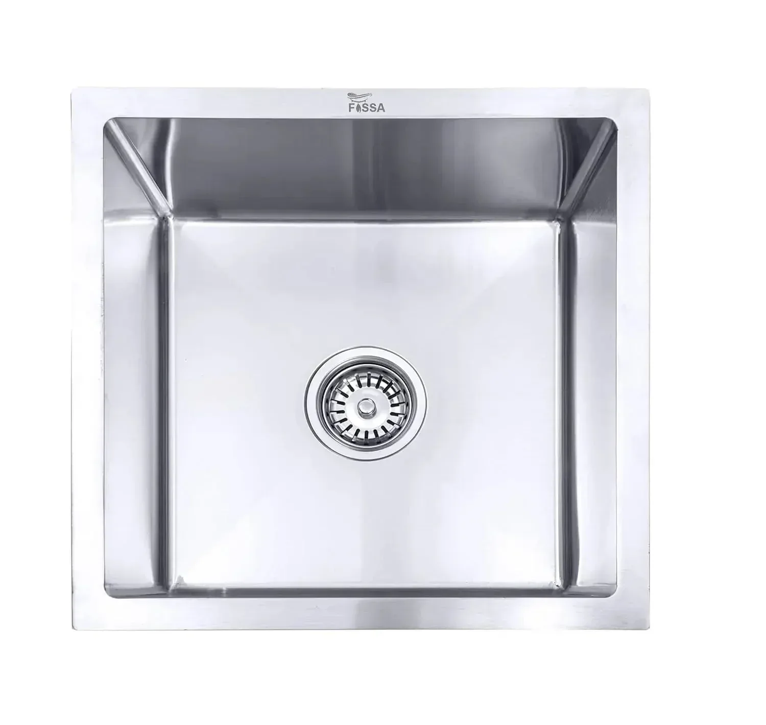 Premium 18x16x9 Inch Stainless Steel Single Bowl Kitchen Sink Round Coupling  Silver - Image 5