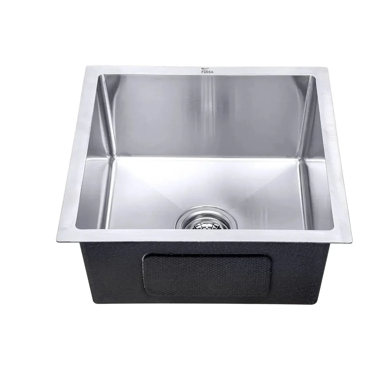 Premium 18x16x9 Inch Stainless Steel Single Bowl Kitchen Sink Round Coupling  Silver - Image 6