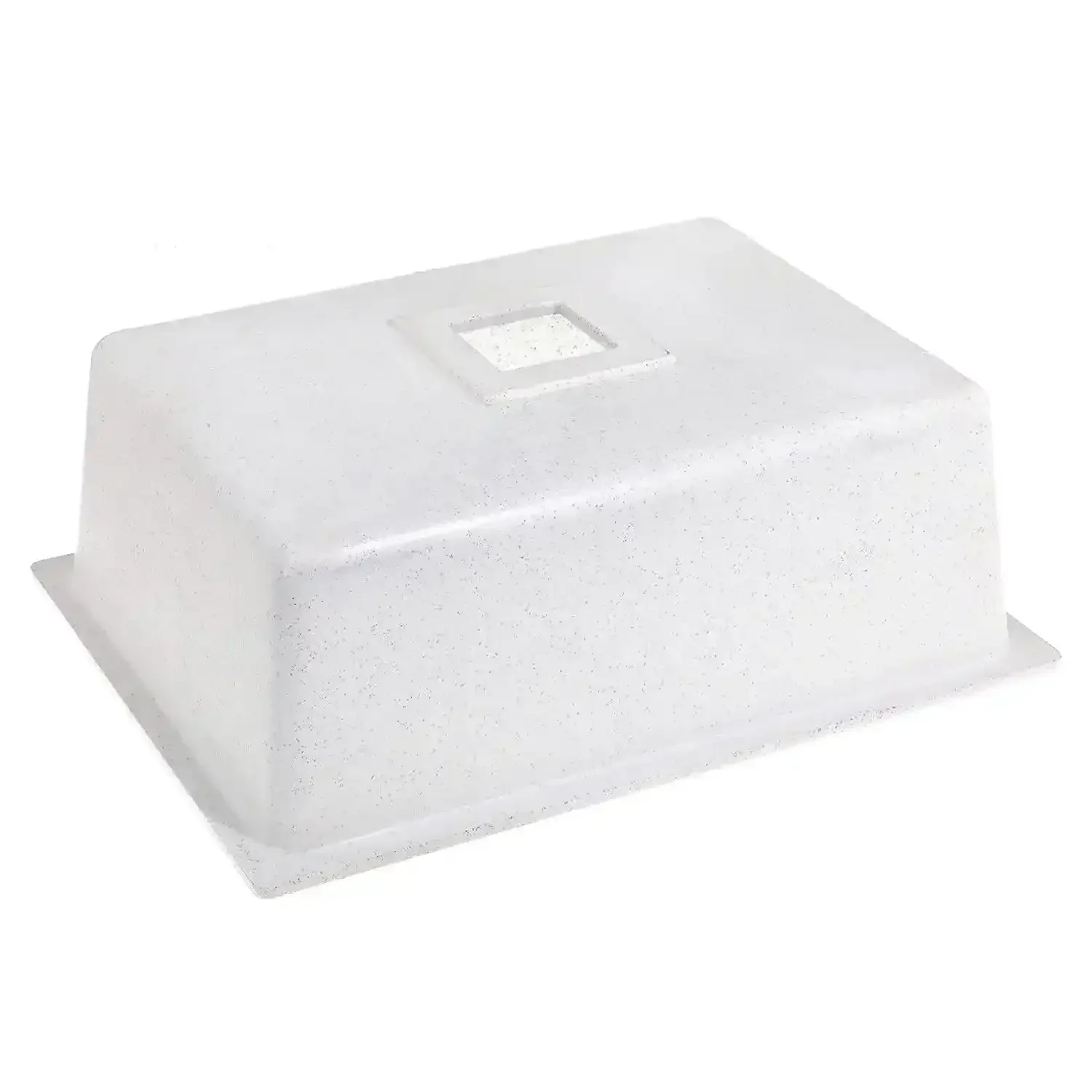 Quartz Kitchen Sink Single Bowl White  (21×18x9 Inches) – 10-Year Warranty - Image 5