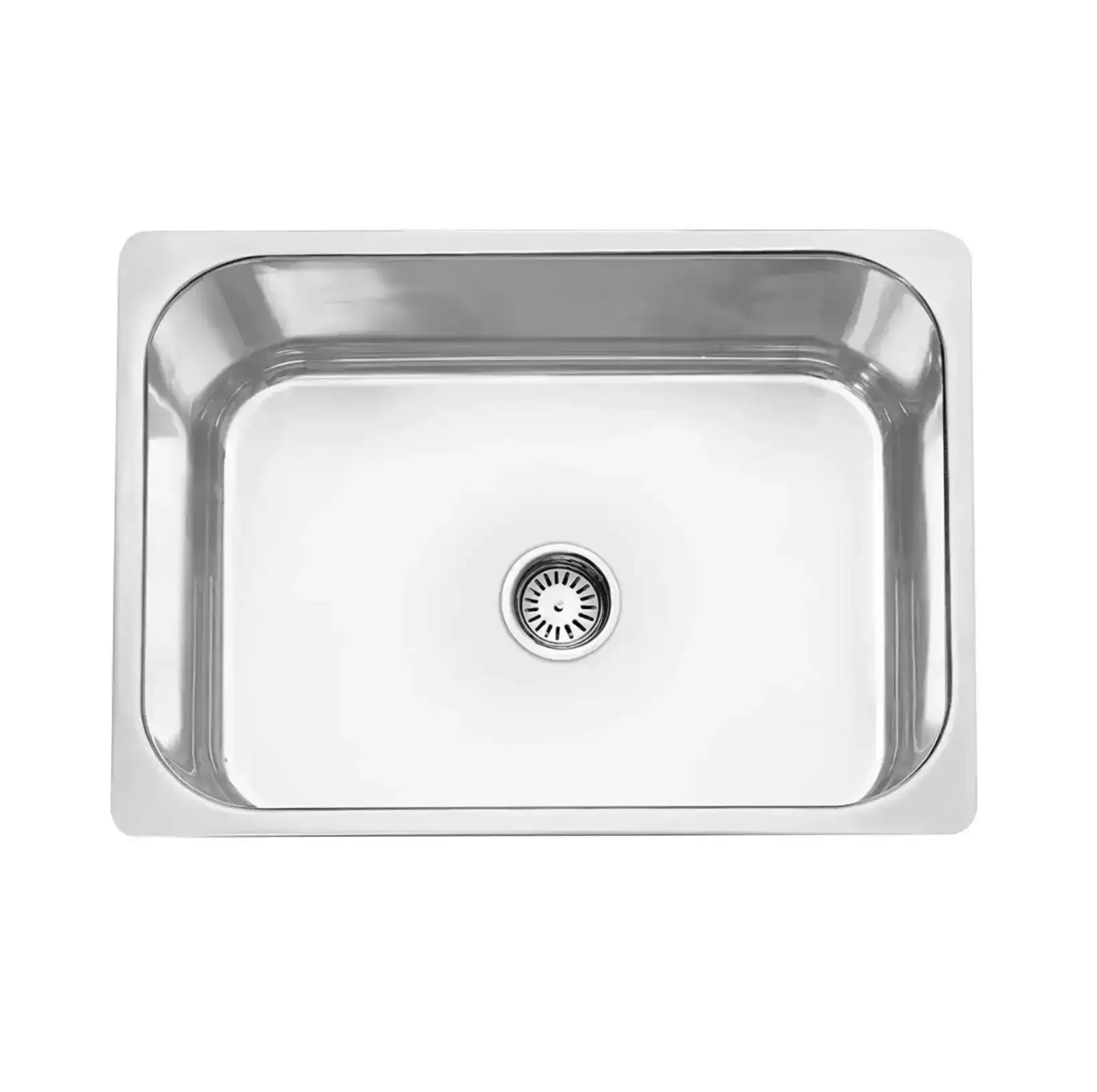Premium Hydraulic (21"x18"x08") Single Bowl Indian Kitchen Sink Glossy Finish
