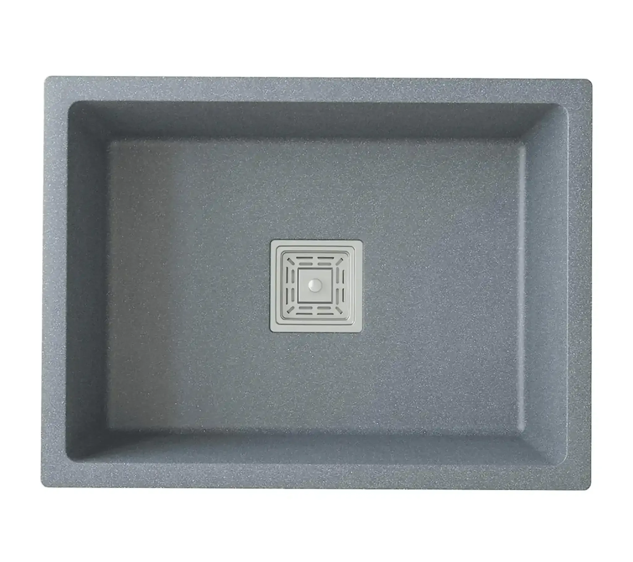 Quartz Kitchen Sink Single Bowl Smoke Grey (24×18x9 Inches) – 10-Year Warranty