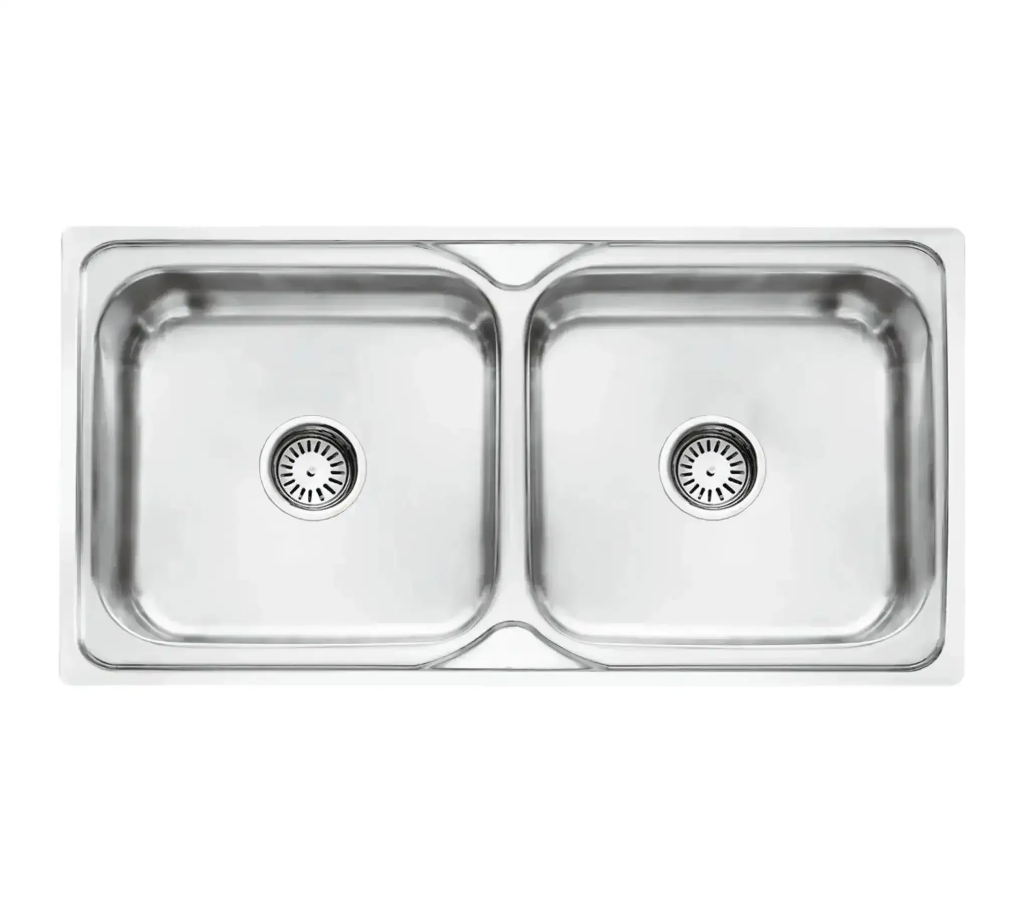 Premium Hydraulic (37"x18"x8") Double Bowl Indian Kitchen Sink Glossy Finish