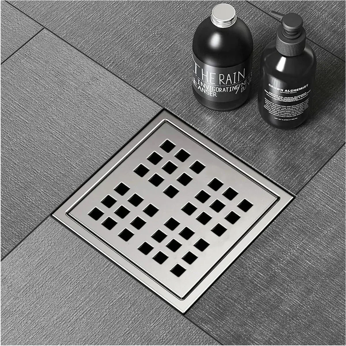 Pearl Floor Drain (5 x 5 Inches) Premium Stainlees Steel