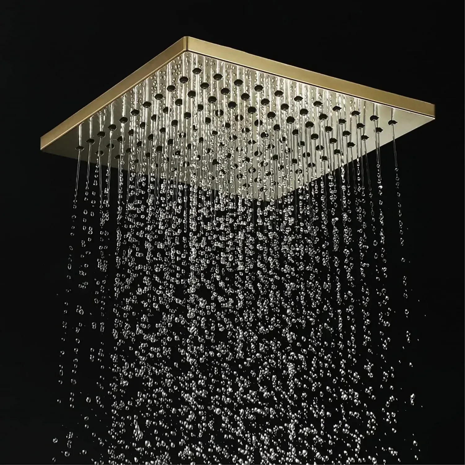 8 Inch Rainfall Overhead Shower Gold With Arm (18 Inch) - Image 5