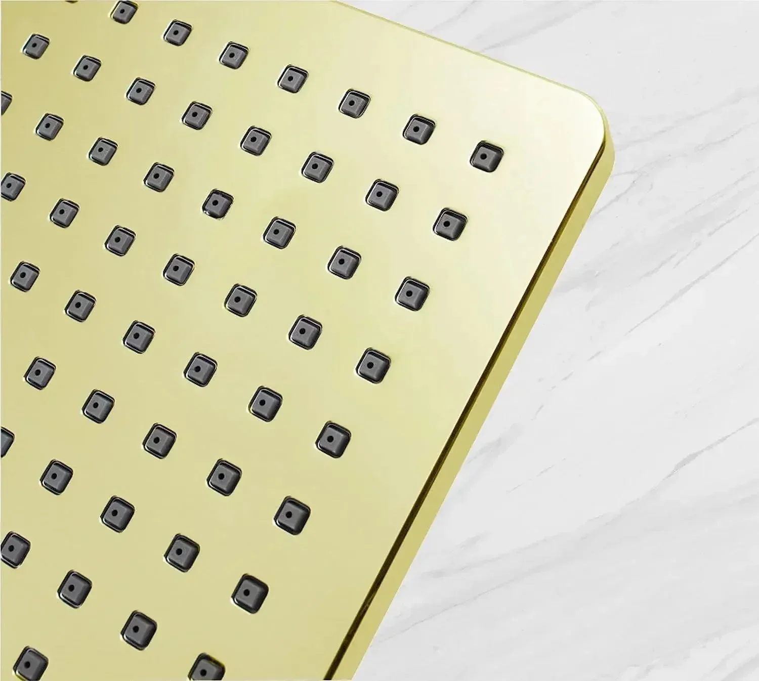 8 Inch Rainfall Overhead Shower Gold With Arm (18 Inch) - Image 6