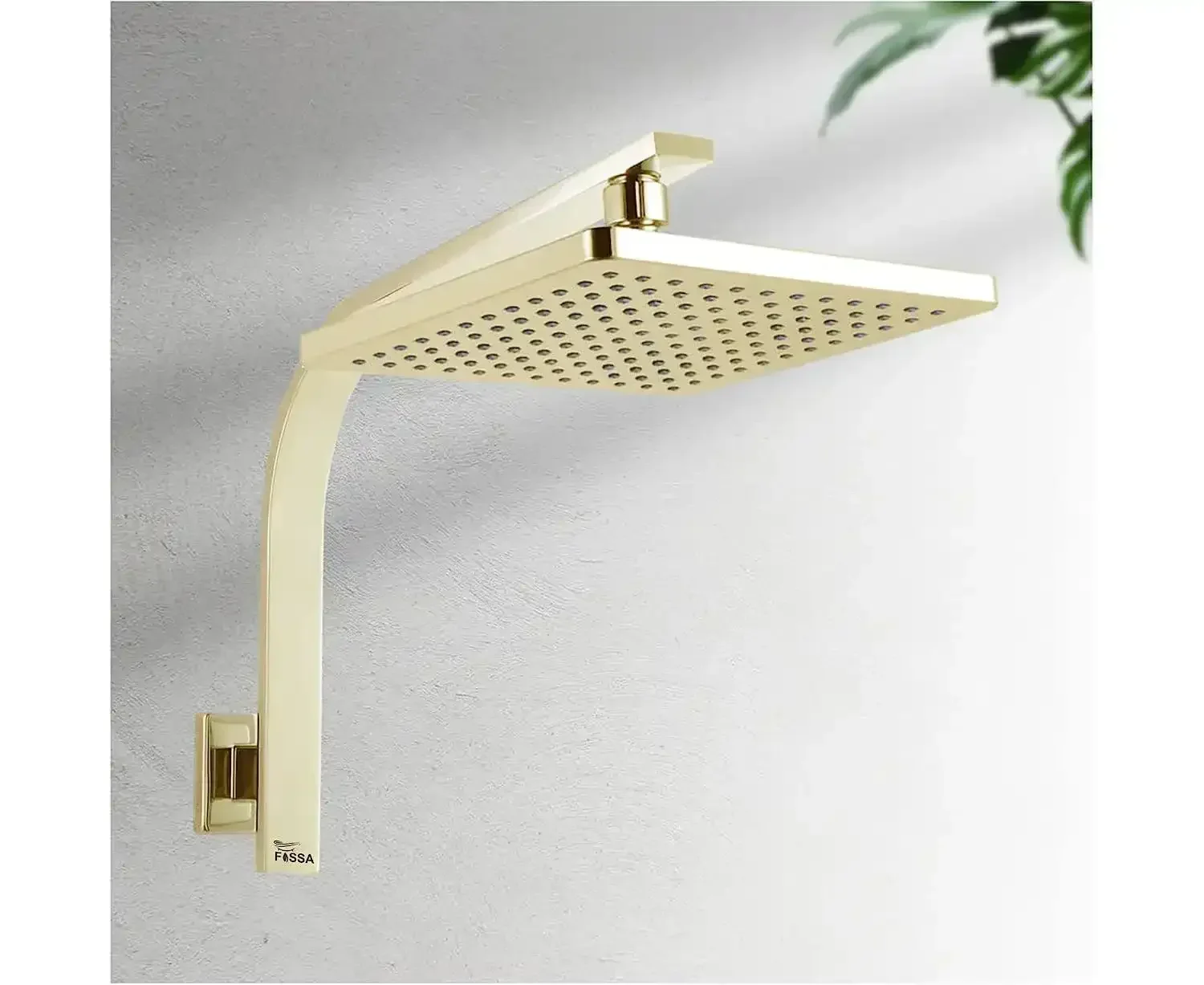 8 Inch Rainfall Square Overhead Shower Gold With Arm (18 Inch) - Image 5