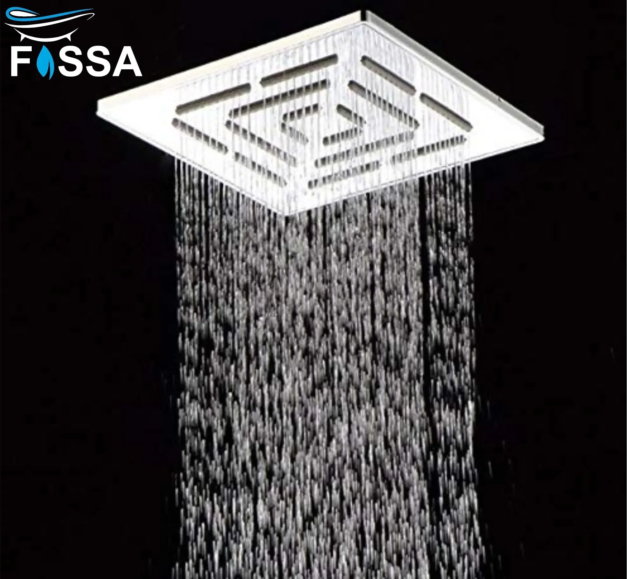 Amaze (8x8 Inches) 304- Grade Stainless Steel Chrome Finish Overhead Shower Without Arm - Image 7