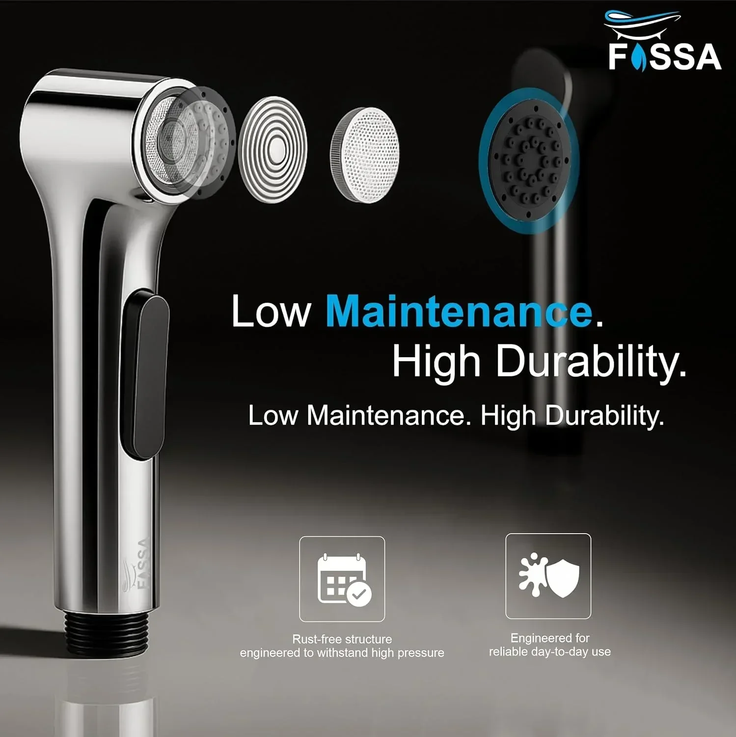 Aqua Silver ABS Health Faucet Gun Only - Image 6