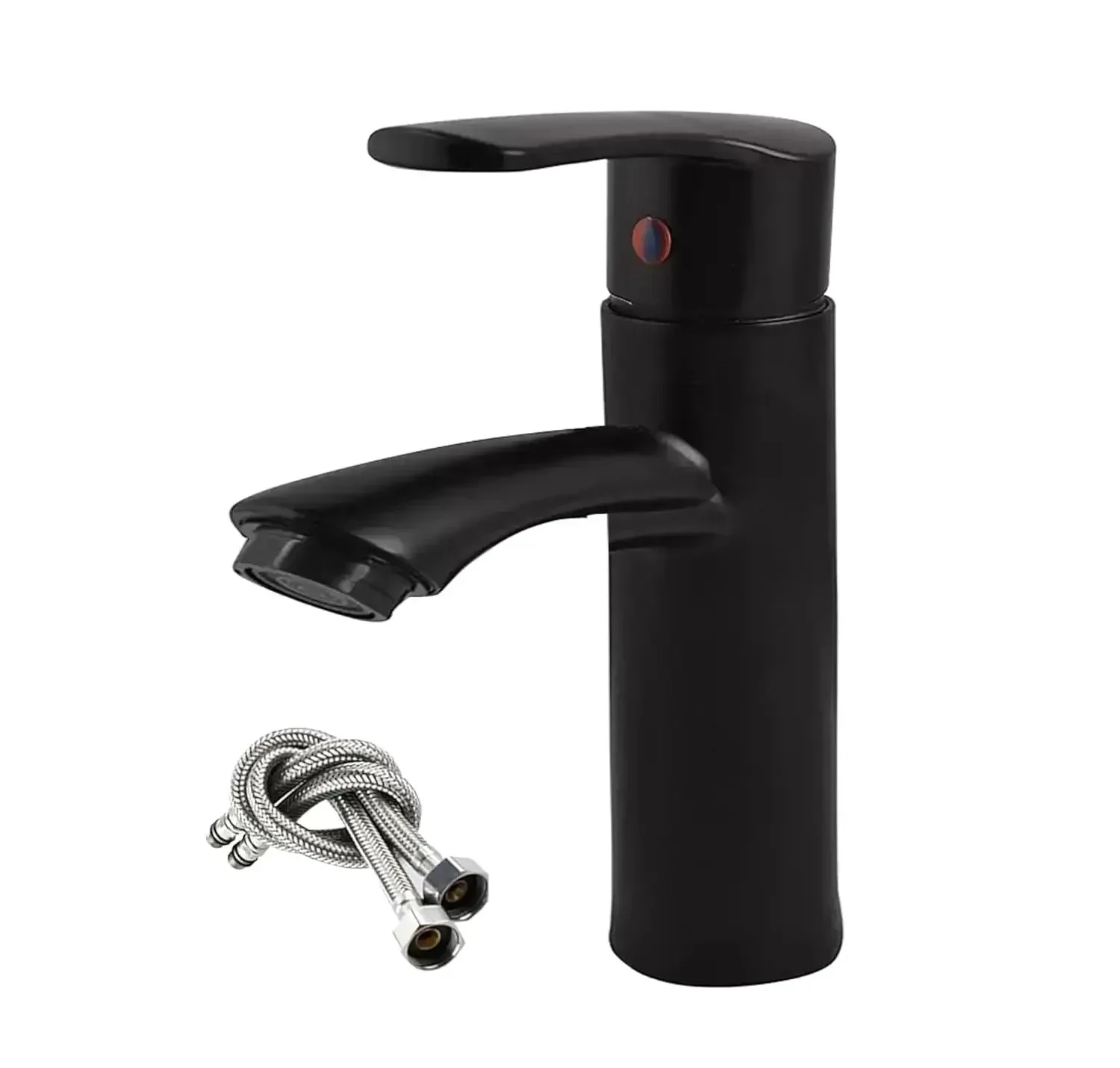 Brass Single Lever Basin Mixer Tap with Hose Pipe