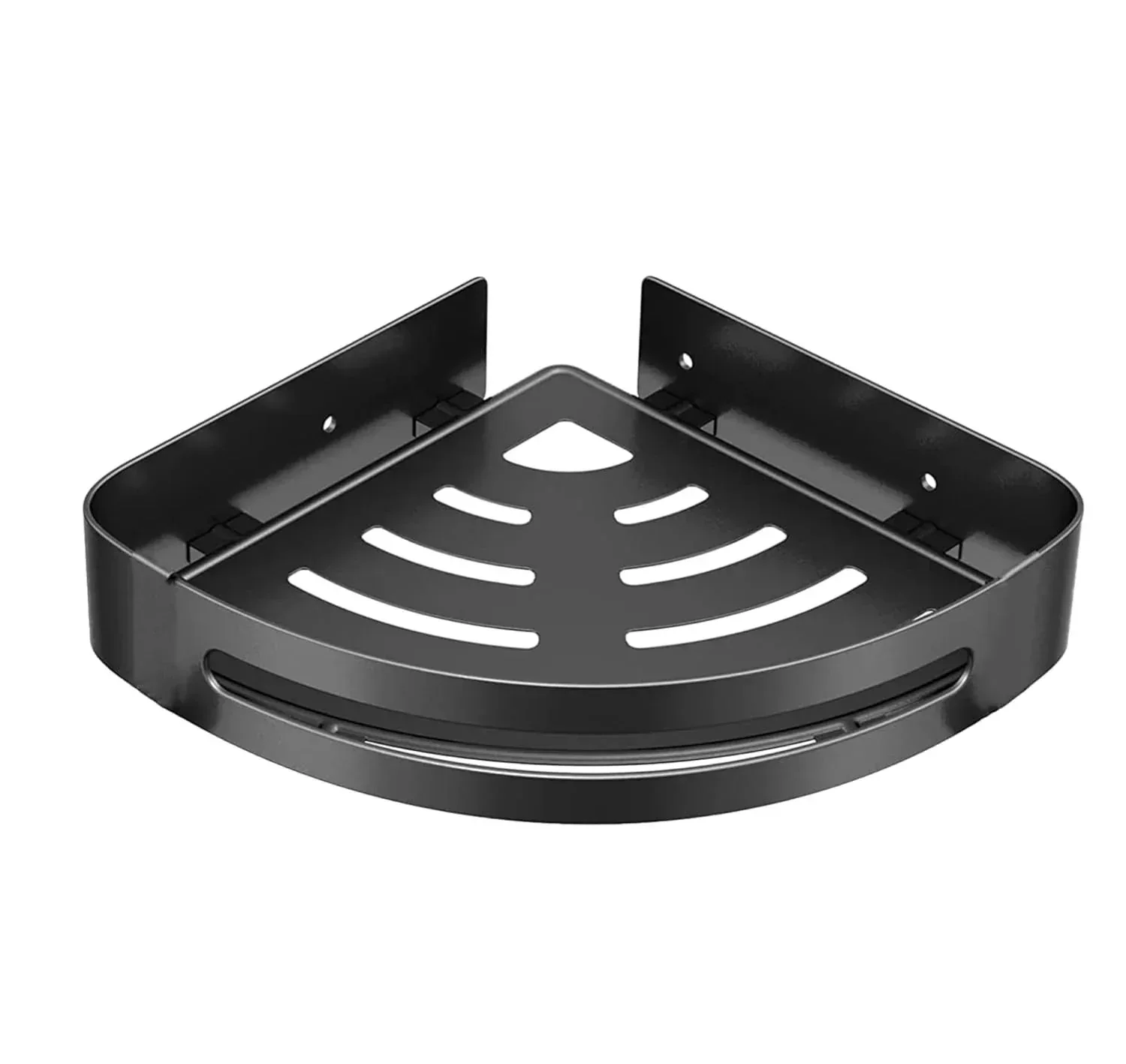 Caddy Stainless Steel Corner Shelf (Black)