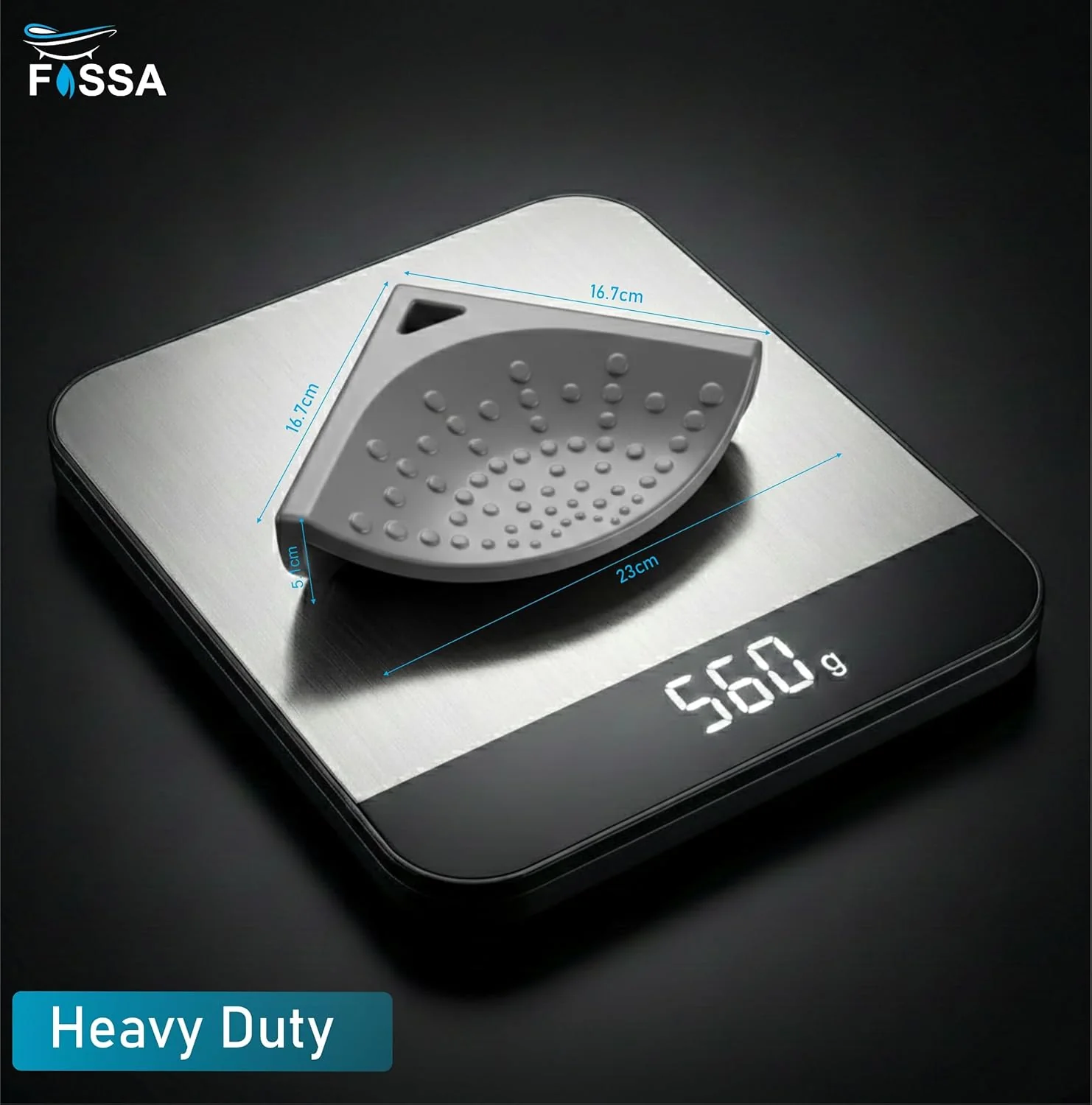 Ceramic Grey Foot Rest Stand Unbreakable Glossy Finish (RG-135) - Image 2