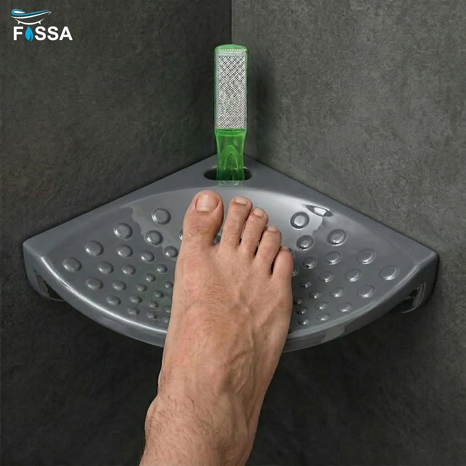 Ceramic Grey Foot Rest Stand Unbreakable Glossy Finish (RG-135) - Image 8