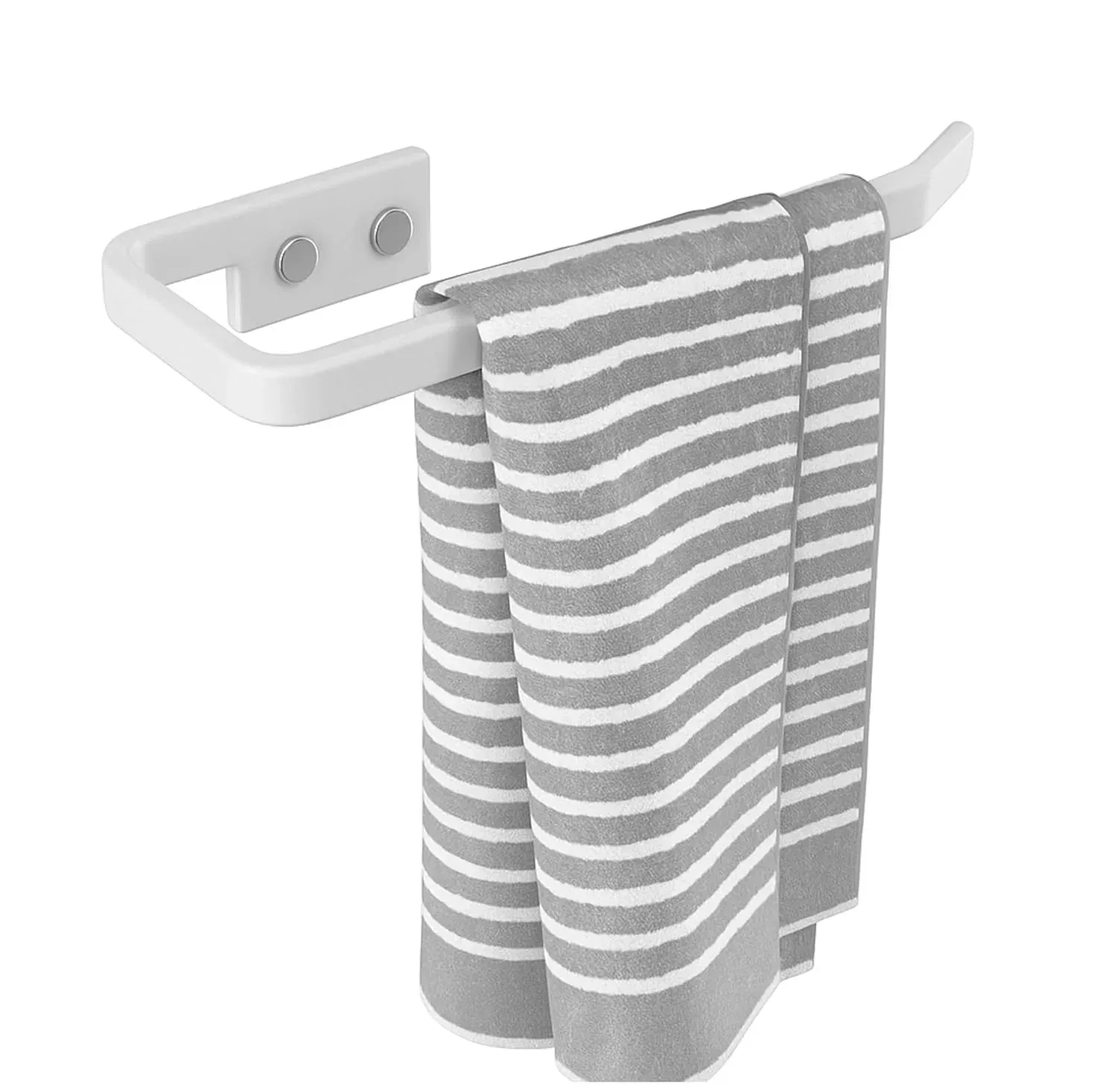 Ceramic White Unbreakable Napkin Ring & Towel Holder Glossy Finish (RW-136)