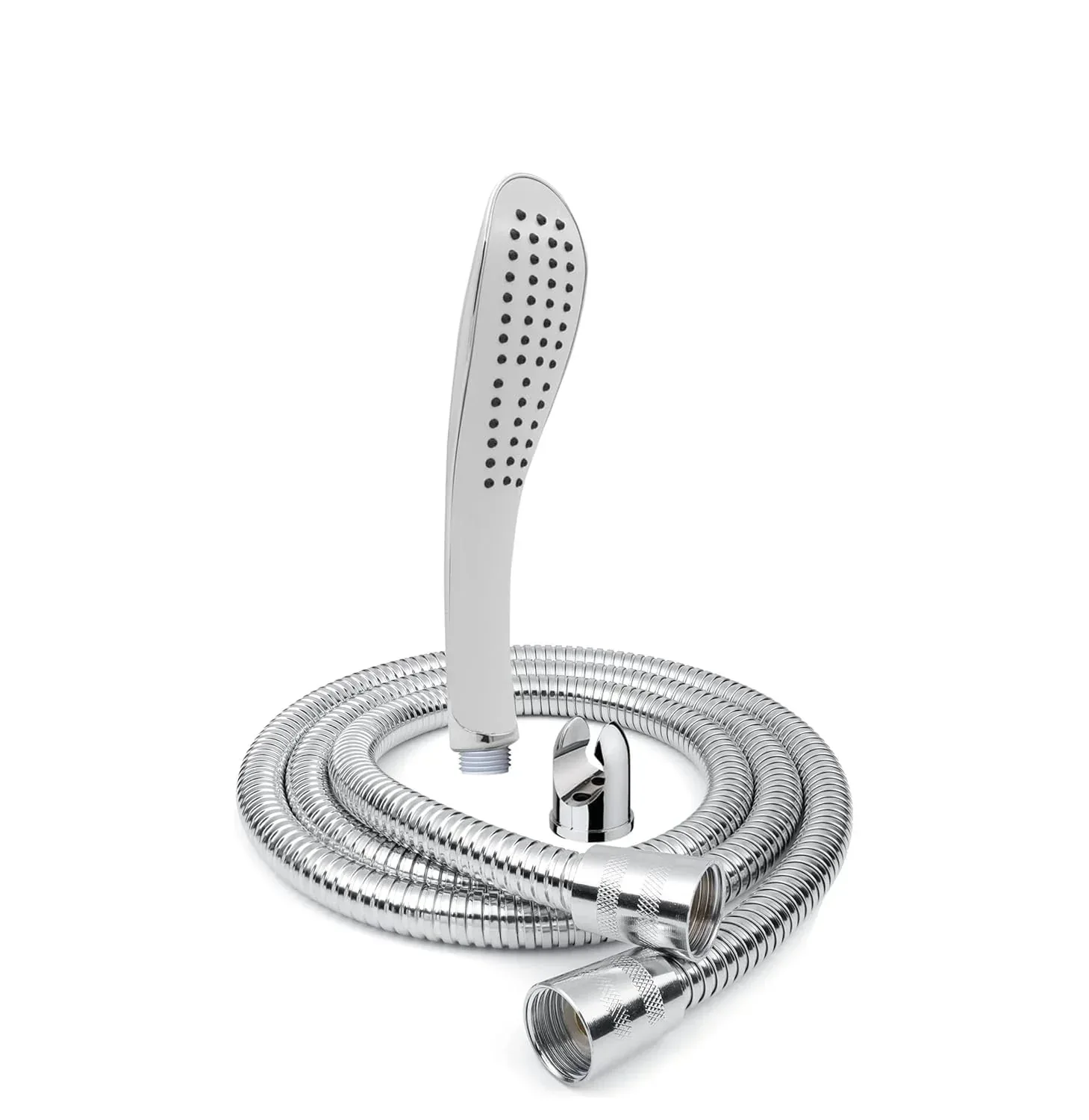 Dezire Abs White Finish Hand Shower With 1.5 Meter 304- Grade Stainless Steel Hose Pipe & Hook