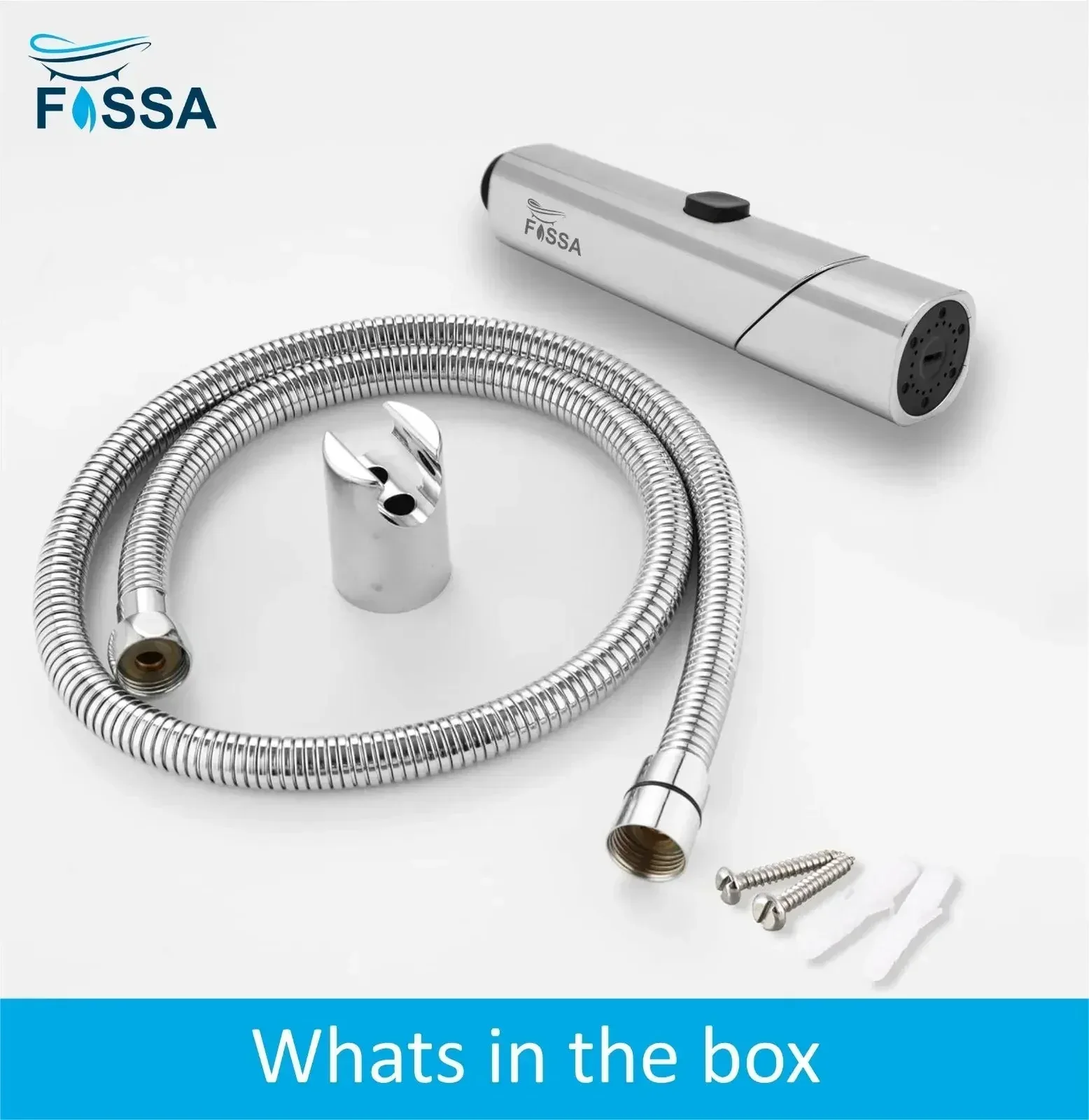 Dream Silver ABS Health Faucet with 1 Meter 304-Grade SS Hose Pipe & Hook - Image 5