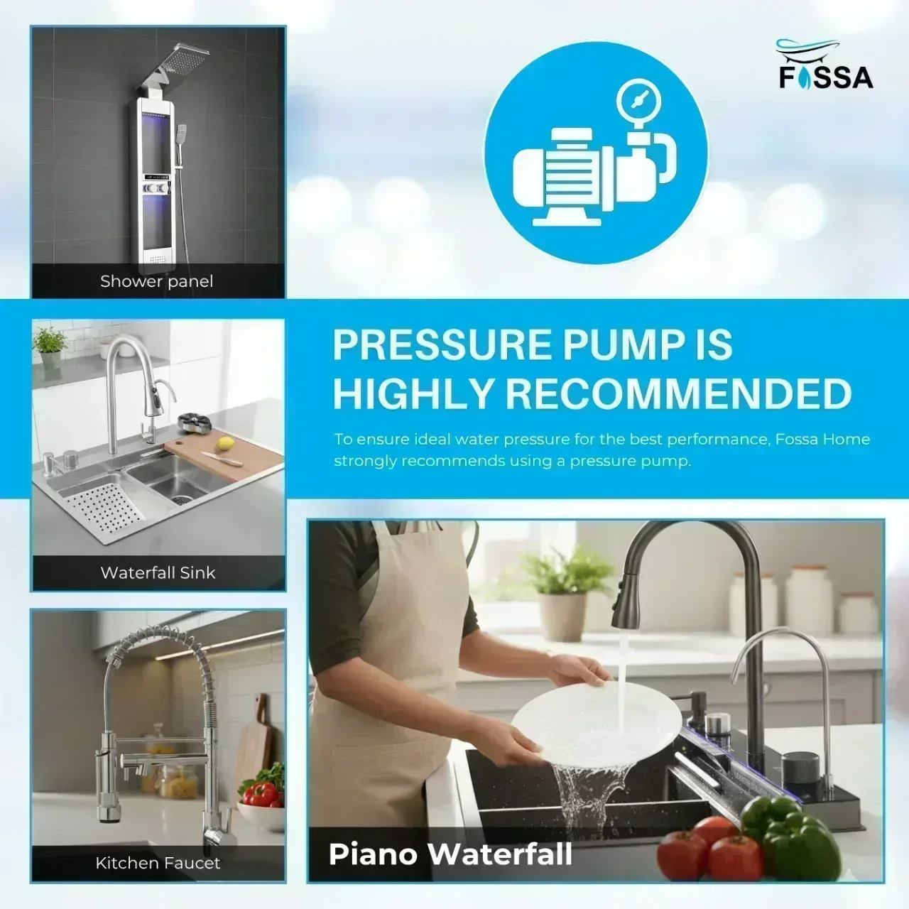 Spring Kitchen Sink Mixer Tap with Pull-Down Sprayer Rose Gold 360° Hot & Cold - Image 7