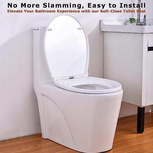 Soft Close Toilet Seat white - Image 2