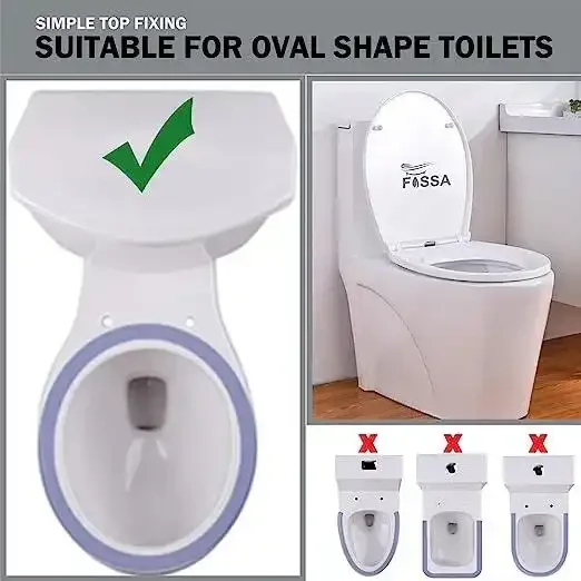 Soft Close Toilet Seat white - Image 4