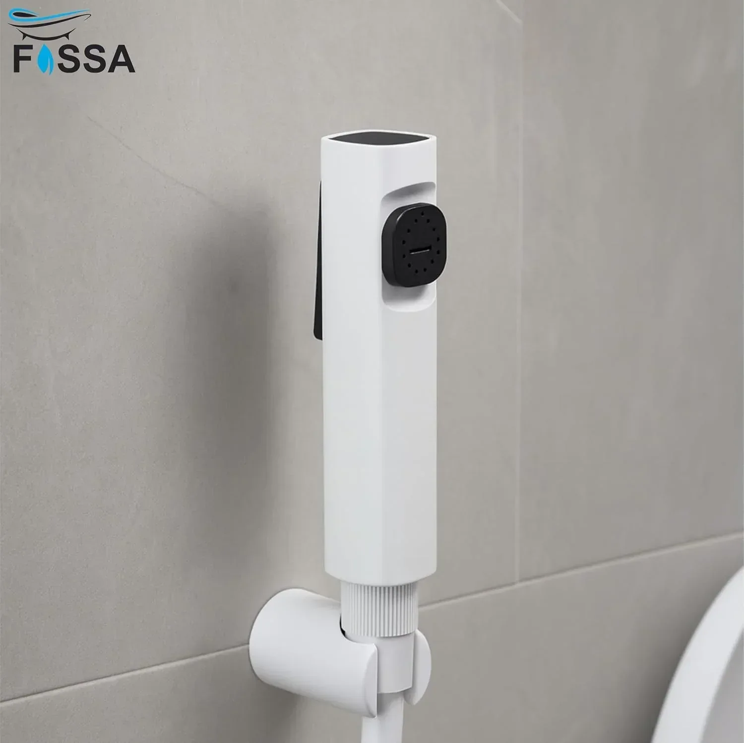 Erica white ABS Health Faucet with 1 Meter Flexible Hose Pipe & Hook - Image 7