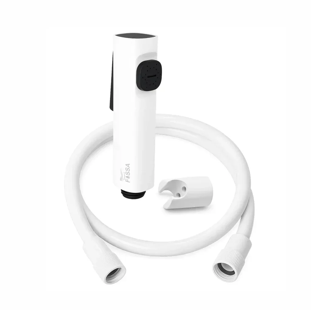 Erica white ABS Health Faucet with 1 Meter Flexible Hose Pipe & Hook - Image 8
