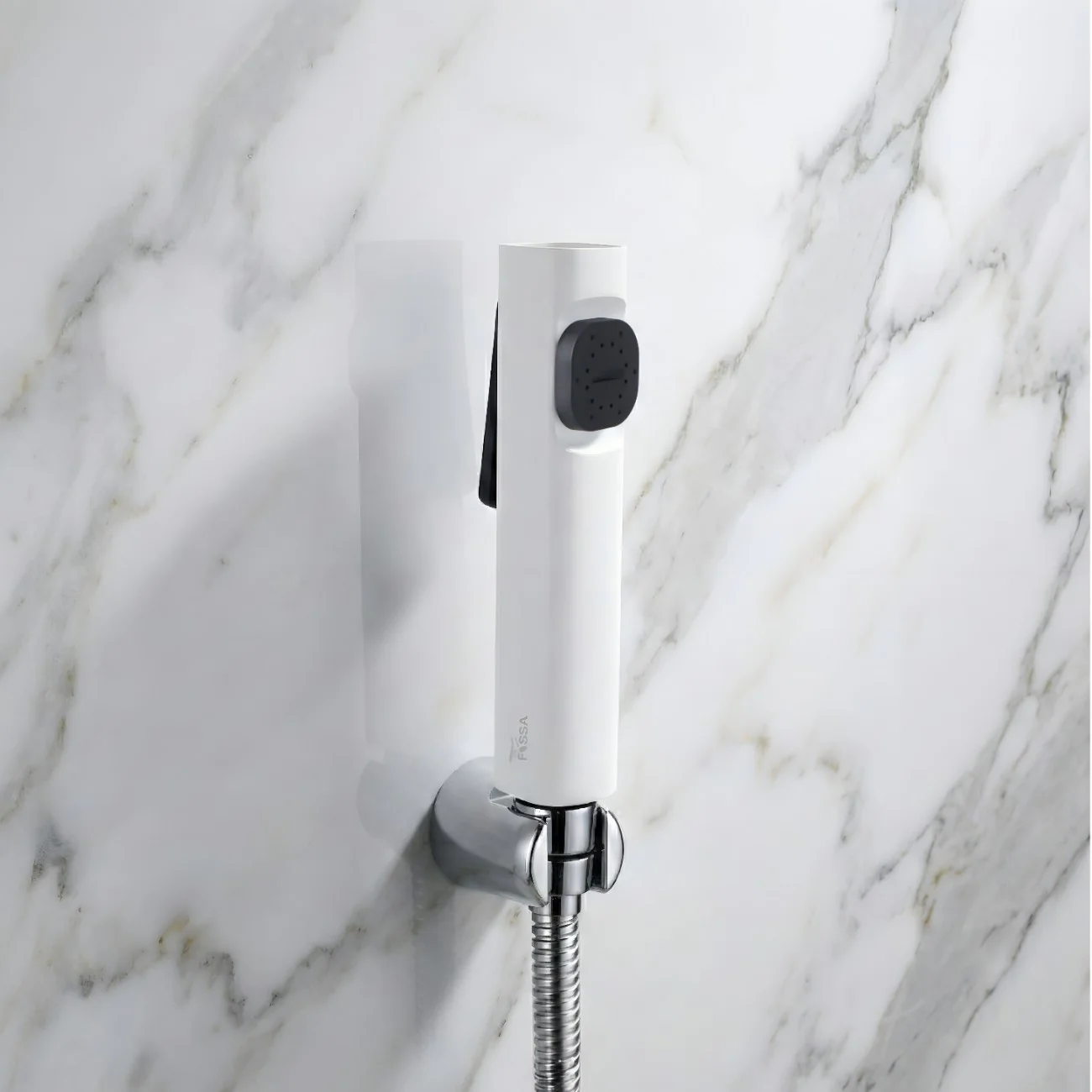 Erica White ABS Health Faucet with 1 Meter 304-Grade SS Hose Pipe & Hook - Image 2