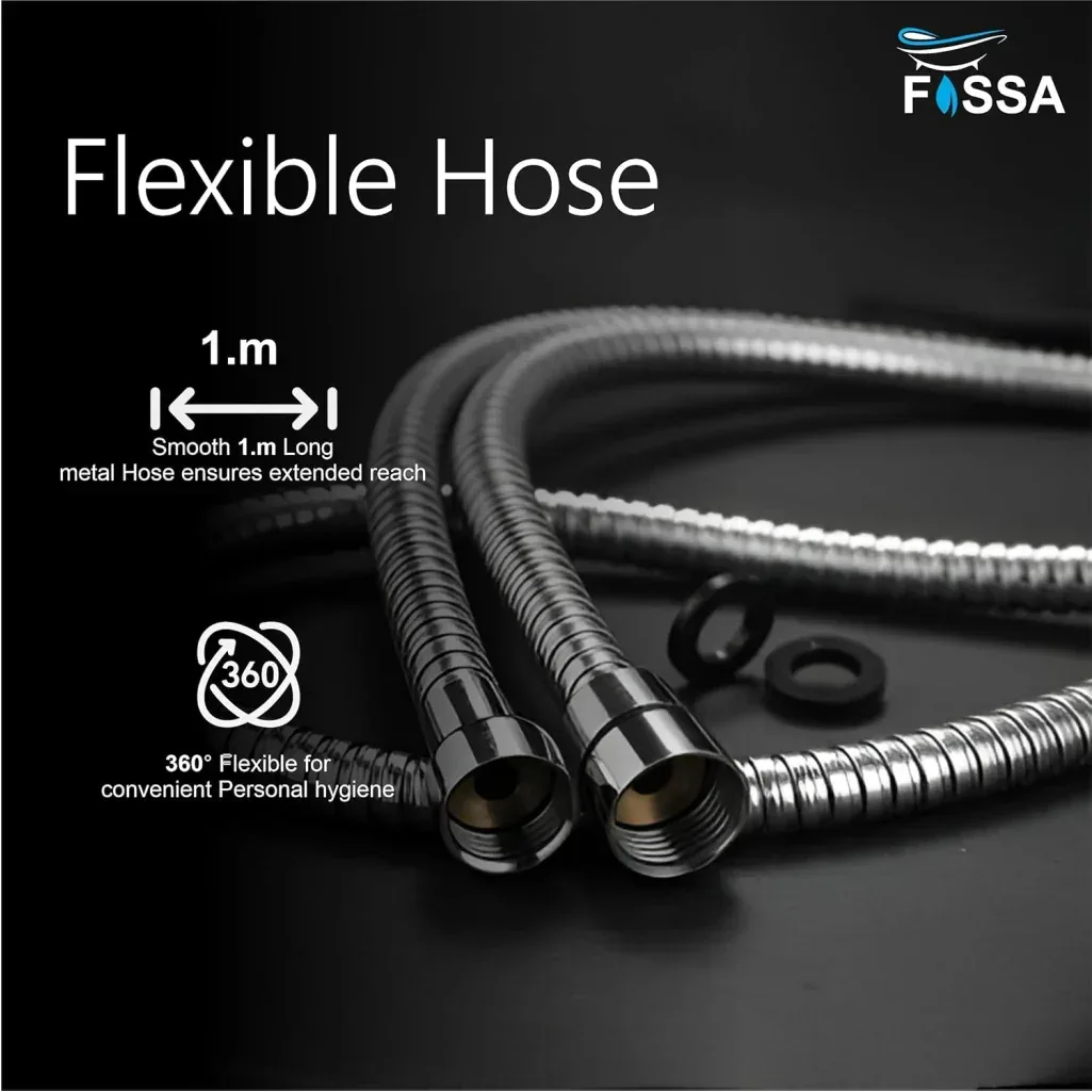 Erica White ABS Health Faucet with 1 Meter 304-Grade SS Hose Pipe & Hook - Image 9
