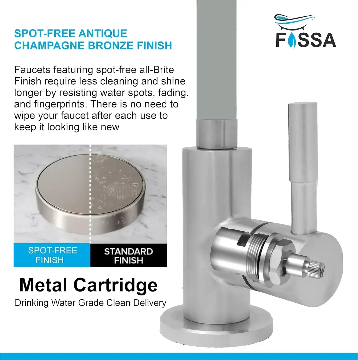 RO Tap/Faucet Premium Stainless Steel Grey - Image 3