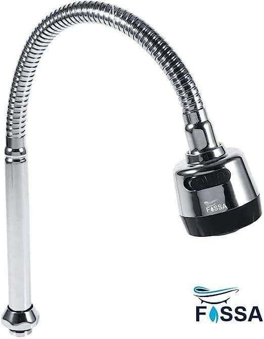 FOSSA 360 Degree Swivel Spout, 304 Stainless Steel Kitchen Sink Faucet Pipe Fittings Adjustable Temperature Single Handle Connection - Image 5
