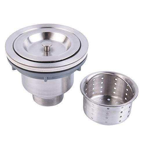 Fossa Stainless Steel Kitchen Sink Drain Waste Coupling 304'' with Under Basket, 4 X 4