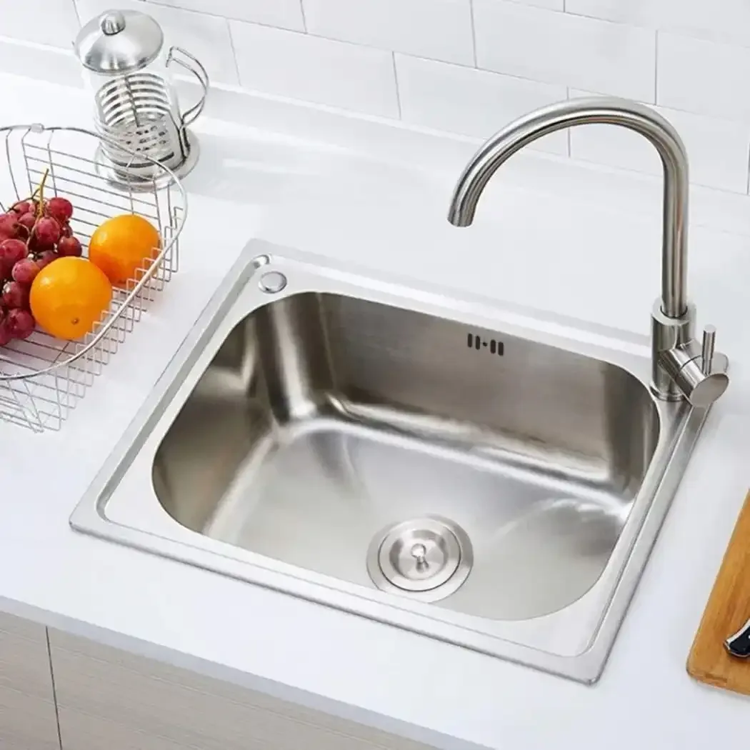 Fossa Stainless Steel Kitchen Sink Drain Waste Coupling 304'' with Under Basket, 4 X 4 - Image 5