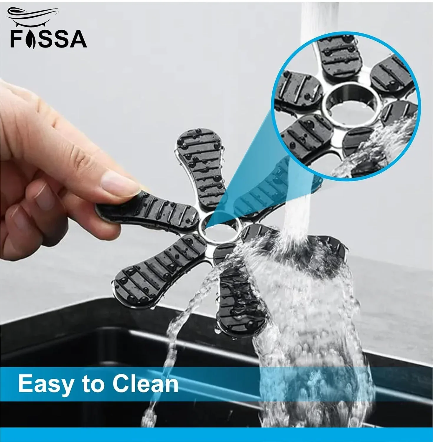 Kitchen Sink Glass Rinser with Heavy Stainless Steel Full Body - Image 7