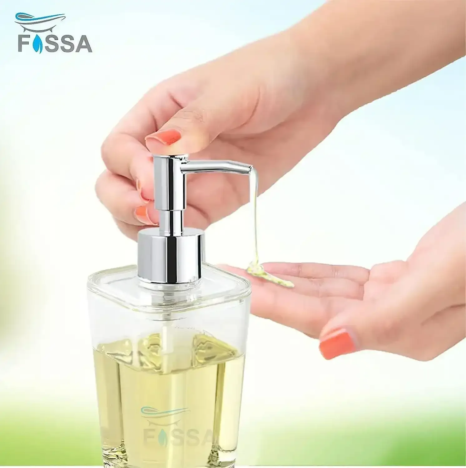 350ml Unbreakable Soap Dispenser White - Image 2