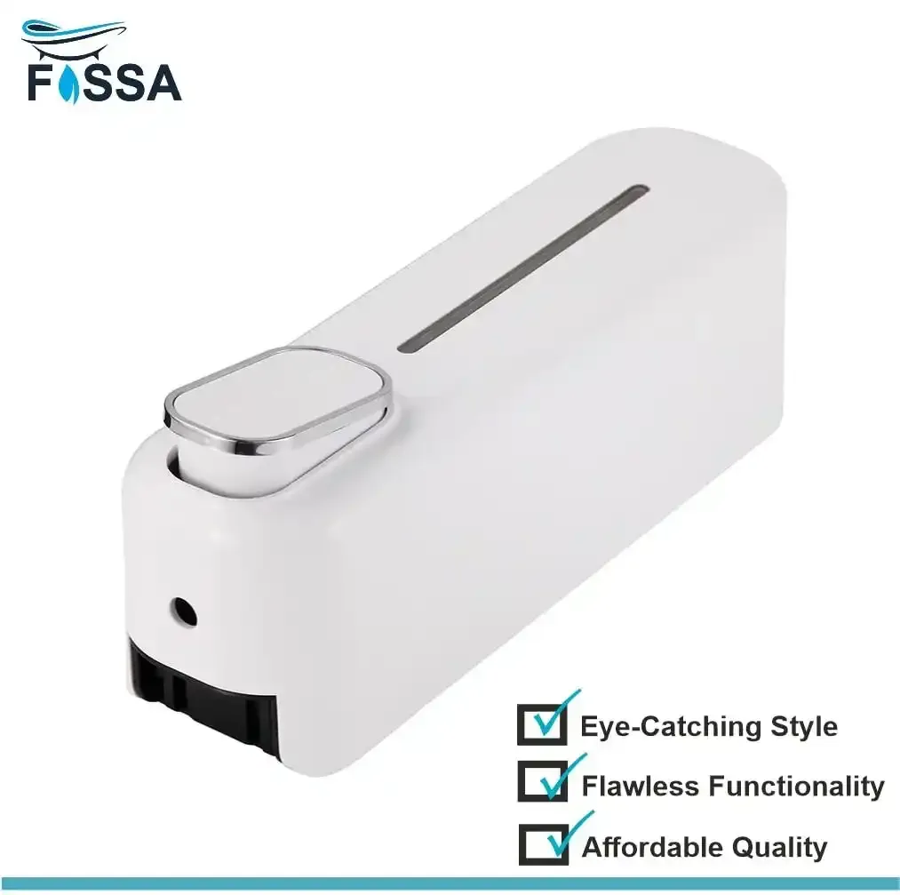 350 ml Wall Mounted White manual Soap Dispenser - Image 5