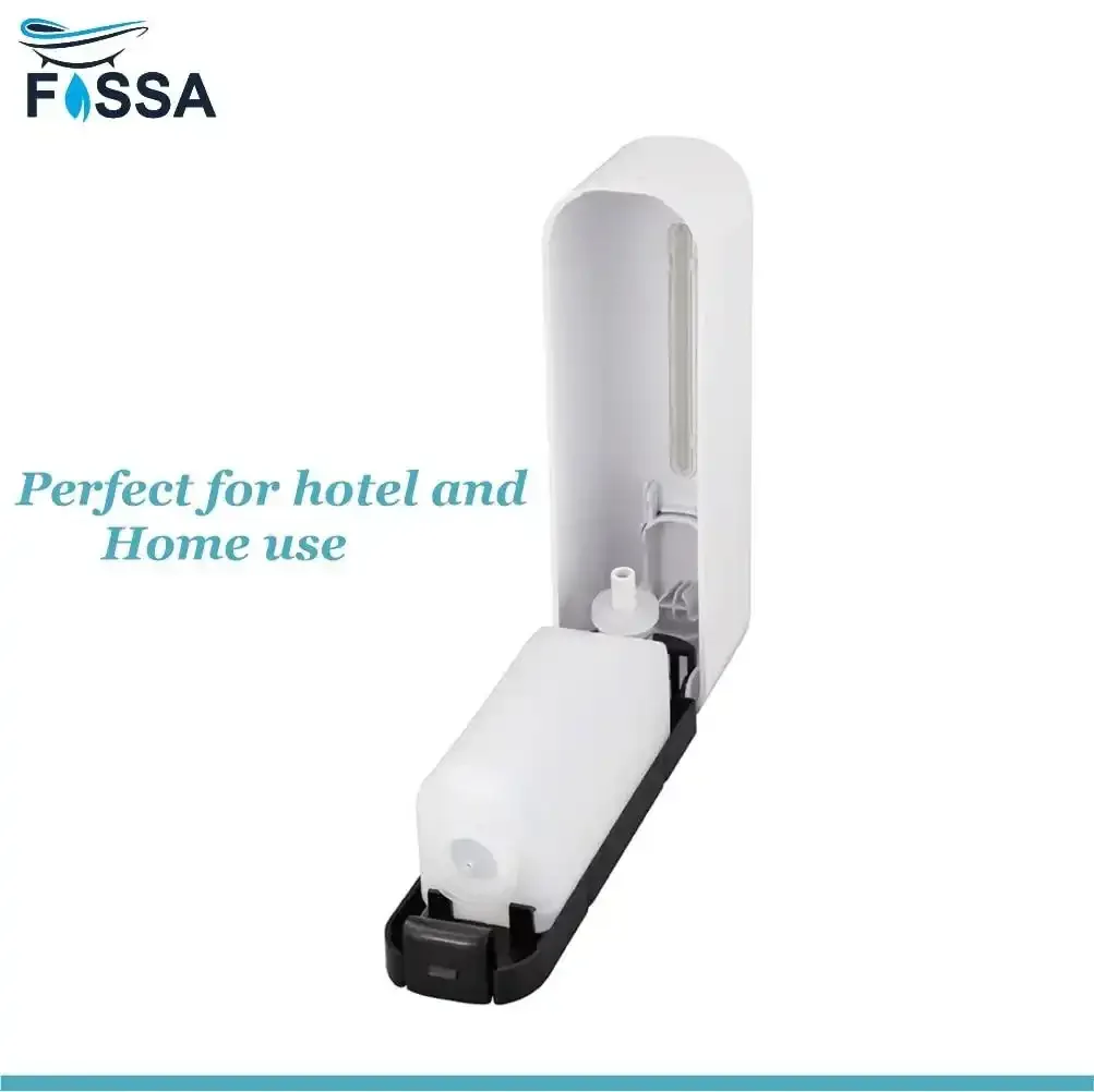 350 ml Wall Mounted White manual Soap Dispenser - Image 6