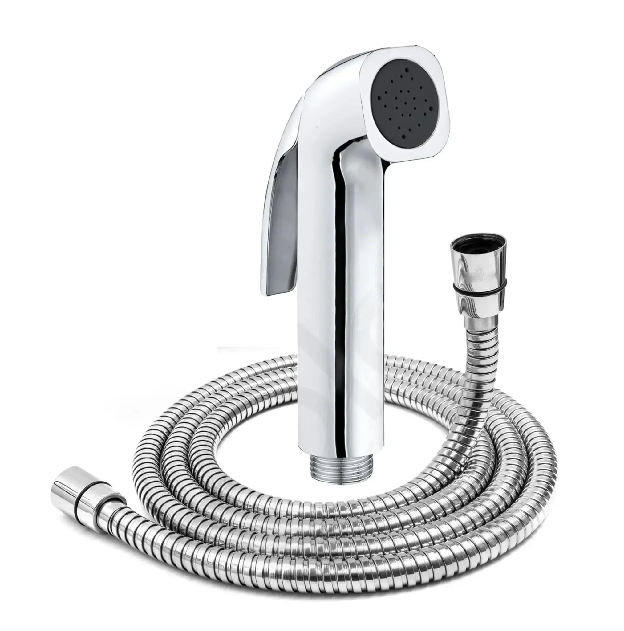 Health Faucet Bidet Sprayer Silver ABS Health Faucet with 1 Meter 304-Grade SS Hose Pipe & Hook - Image 7