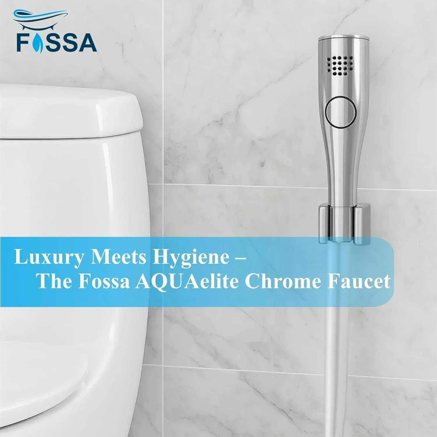 Italian Silver ABS Health Faucet with 1 Meter 304-Grade SS Hose Pipe & Hook - Image 5