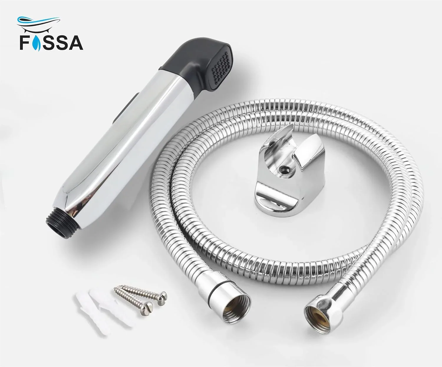 Krave Black ABS Dual Function Health Faucet with 1 Meter 304-Grade SS Hose Pipe & Hook - Image 6