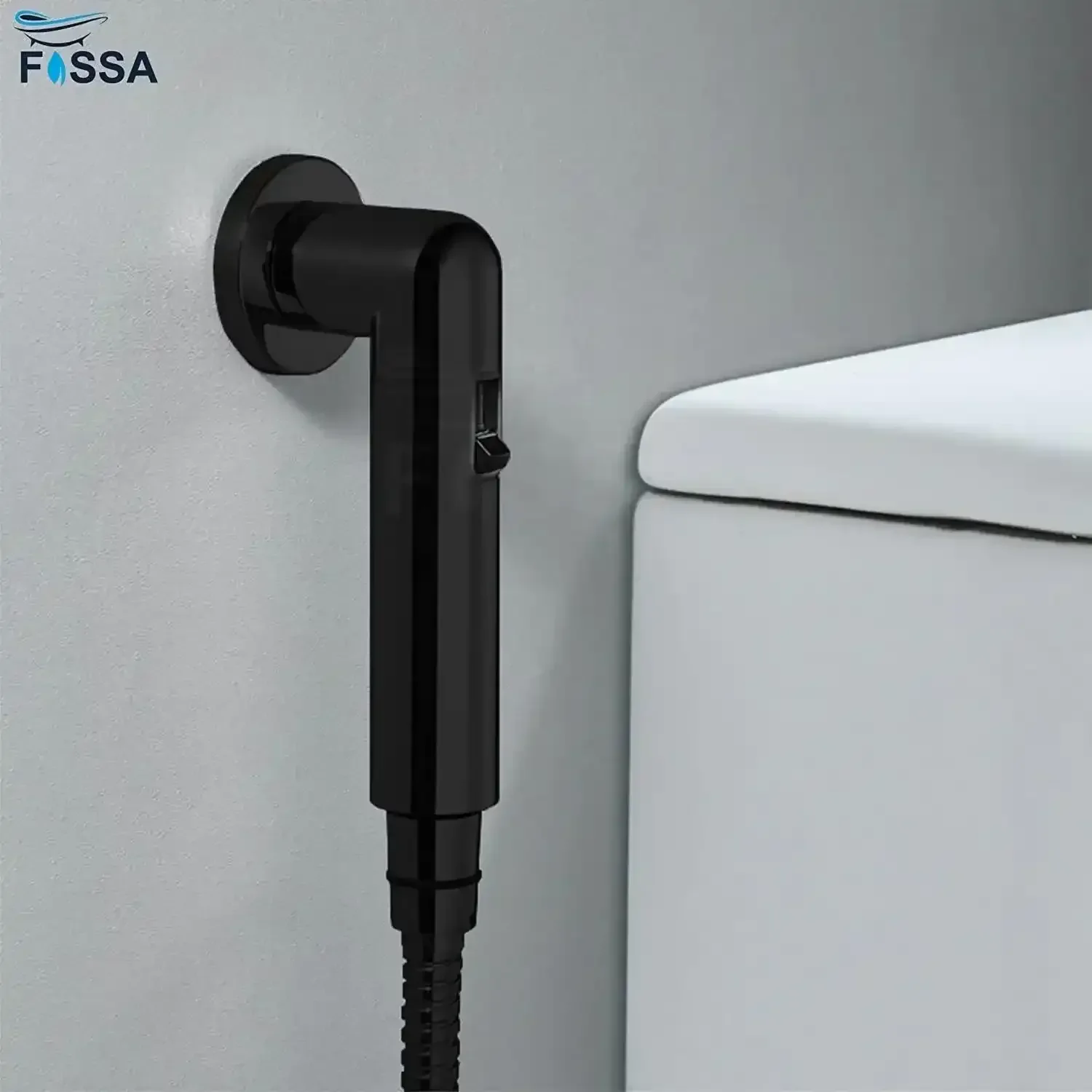 Magnetic Black ABS Health Faucet with 1 Meter 304-Grade SS Hose Pipe & Hook - Image 3