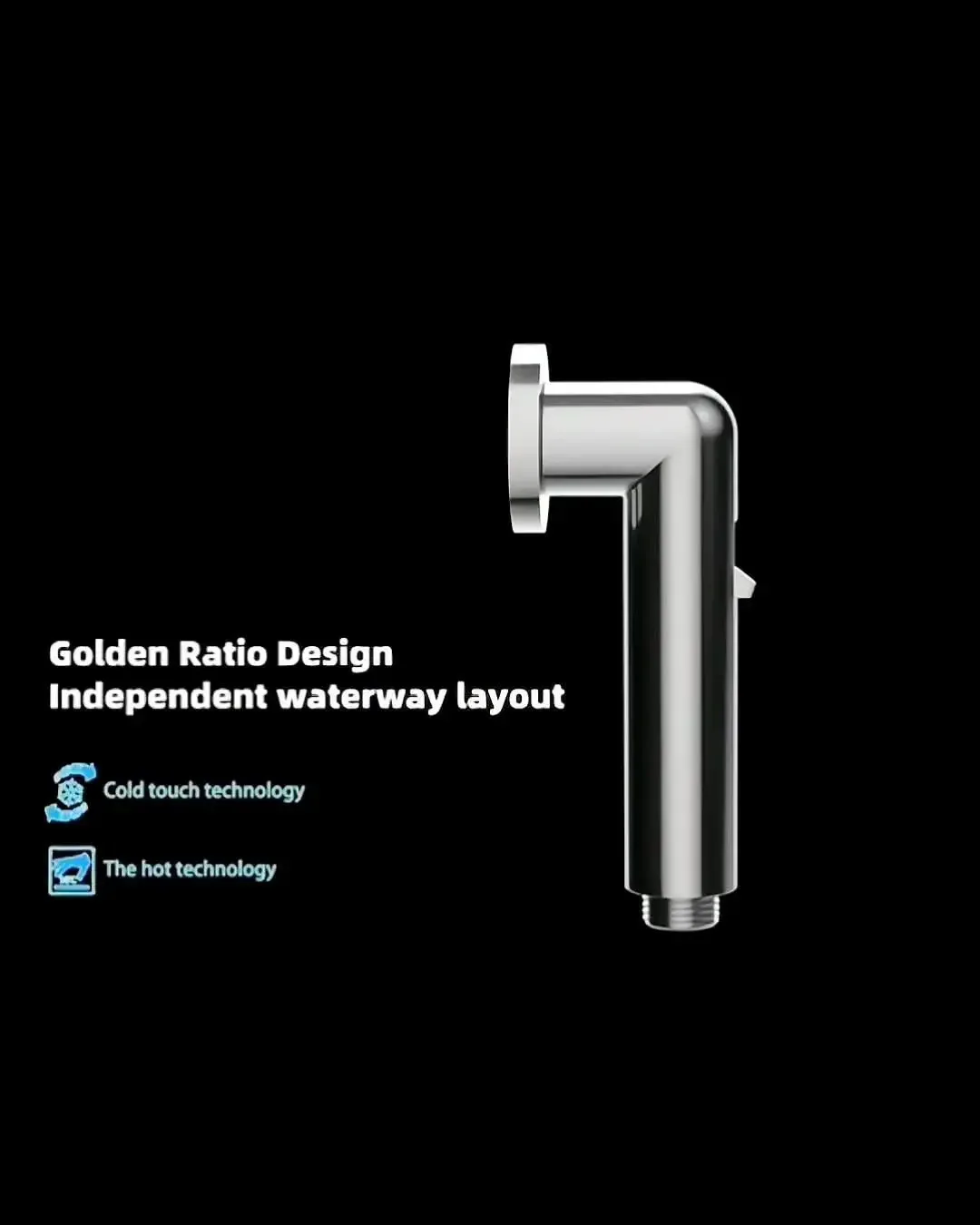 Magnetic Silver ABS Health Faucet with 1 Meter 304-Grade SS Hose Pipe & Hook - Image 5