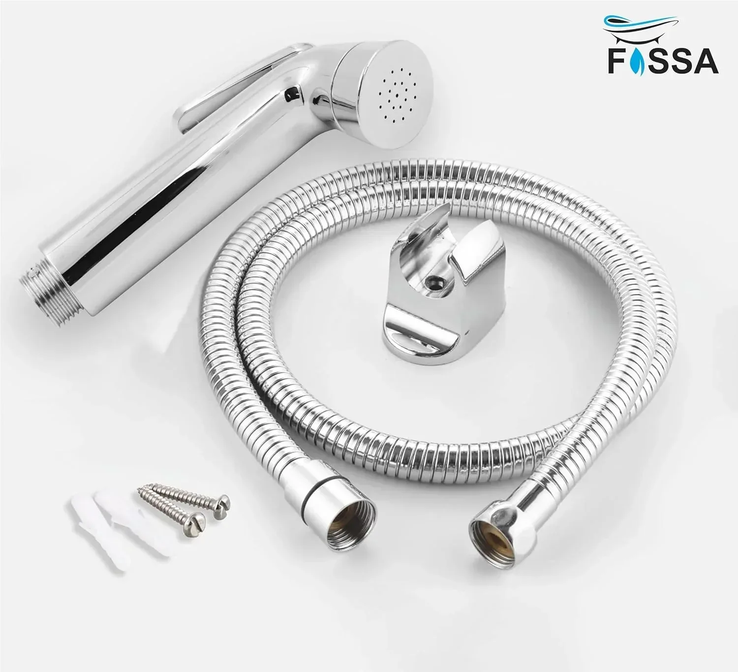 Nexus Health Faucet Toilet Hand Spray with 1 Meter Pipe & Wall Hook Silver (Leak-Proof Set) - Image 6