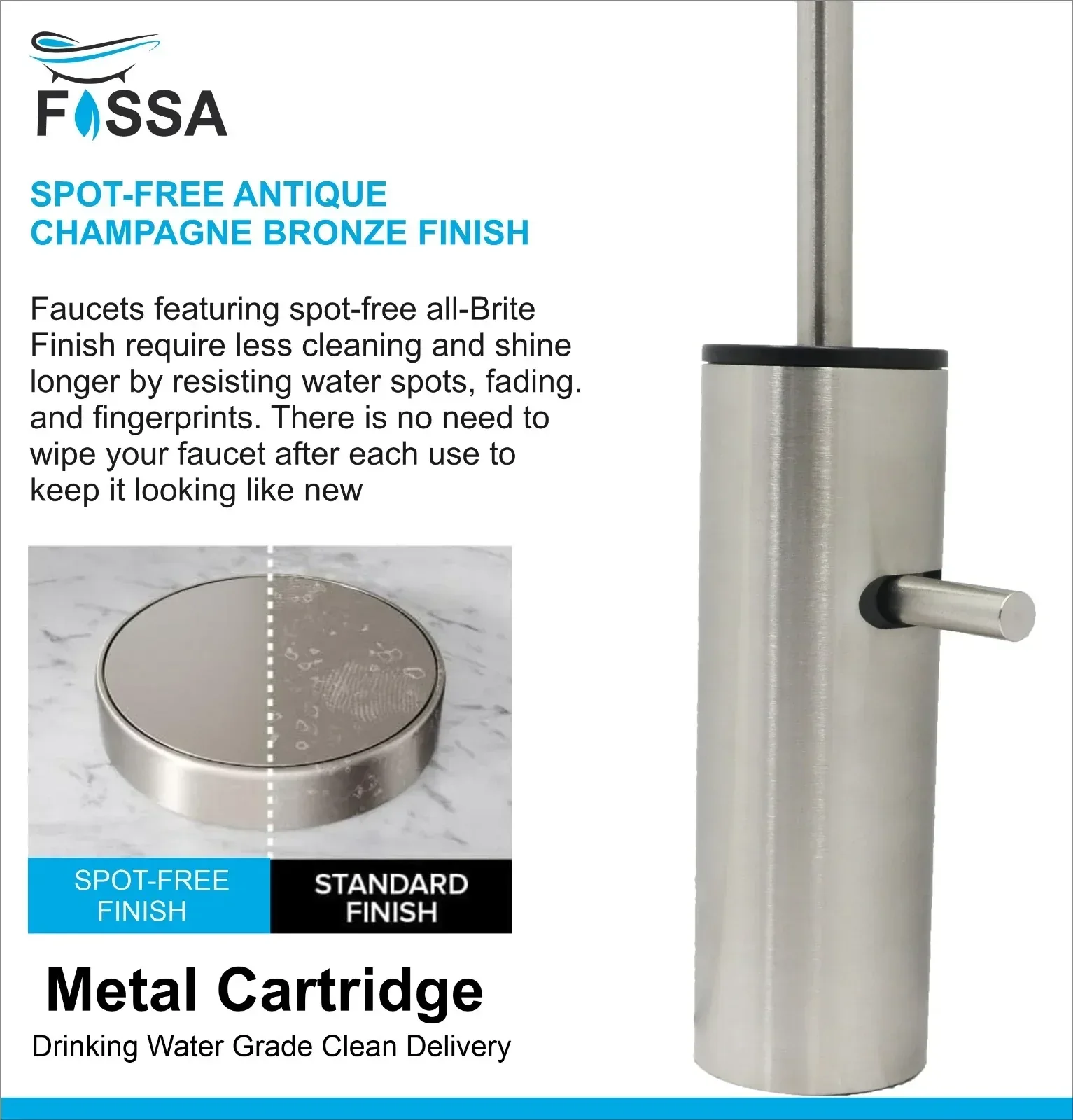 Opera J Bend RO Tap/Faucet Premium Stainless Steel Silver - Image 5