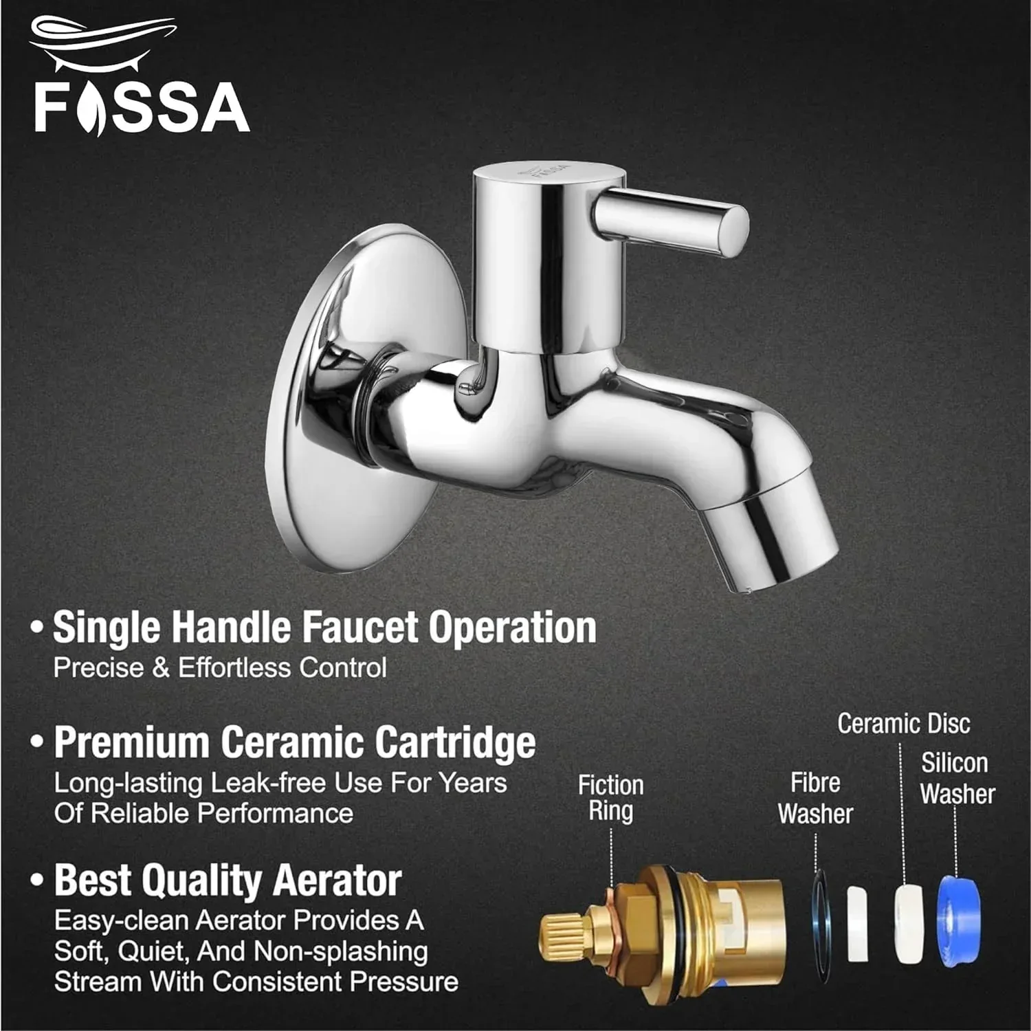 Orbit Brass Faucet Bib Cock Tap (Short Body) - Image 2