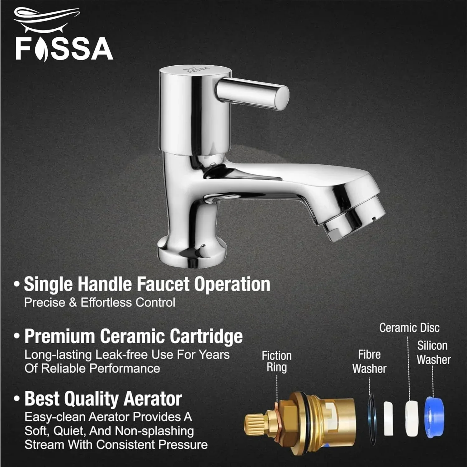 Orbit Brass Faucet Pillar Cock Tap - Image 2