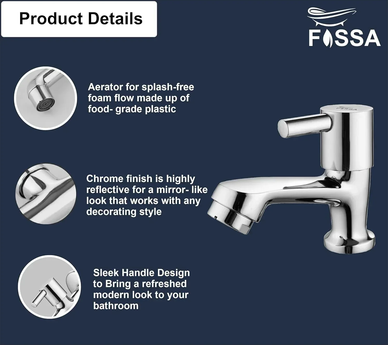 Orbit Brass Faucet Pillar Cock Tap - Image 3