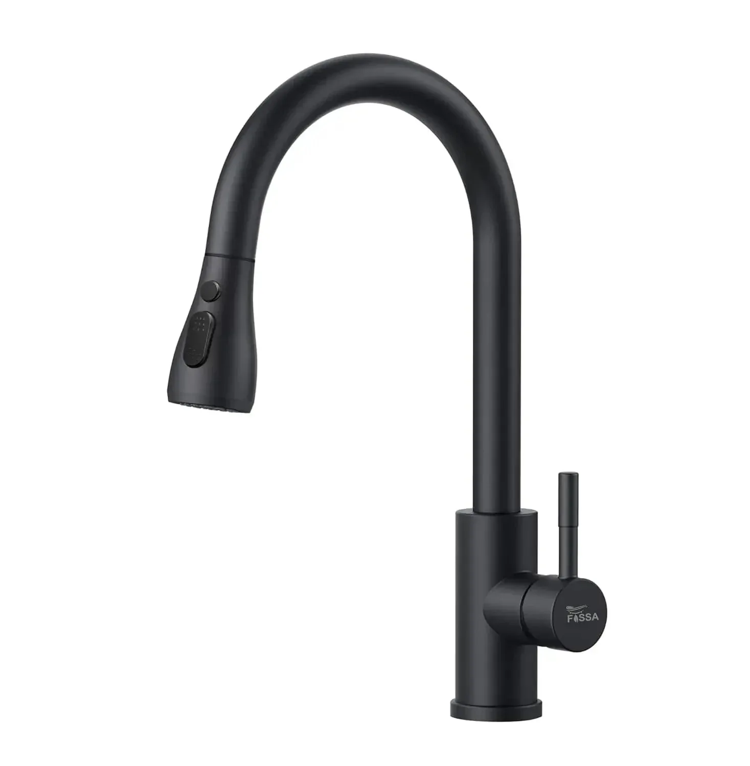 SUS 304 Kitchen Sink Mixer Tap with Pull-Down Sprayer – Black