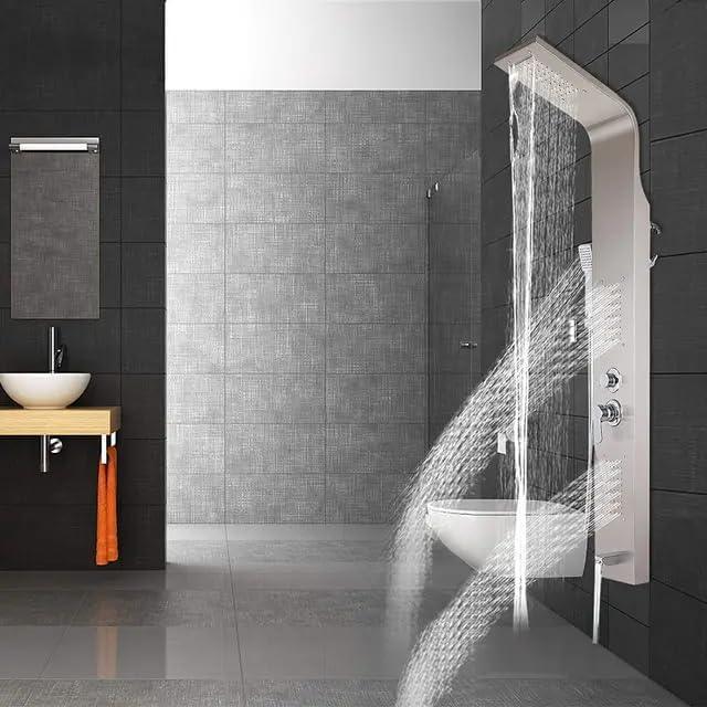 Smart Waterfall Shower Panel Set (Chrome) - Image 5